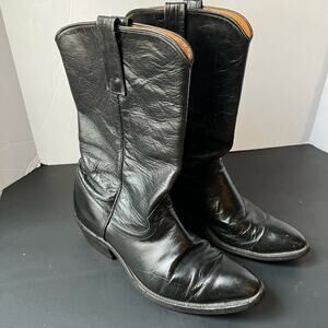 Vintage Justin Black Vintage Roper Boots M 7.5| W 9-9.5 | E 41
